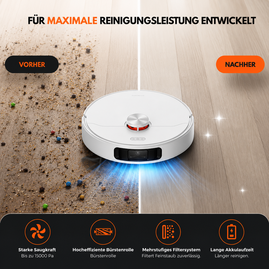 Gardim Ultra™ 3-in-1 Saug- und Wischroboter